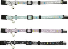 Junior Halsband Kitty Cat Schnellverschluss Glöckchen Gummiband Nylon Blau