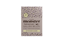 Monster Cat Pouches Kitten Rind/Wild 85 g (8er-Pack)
