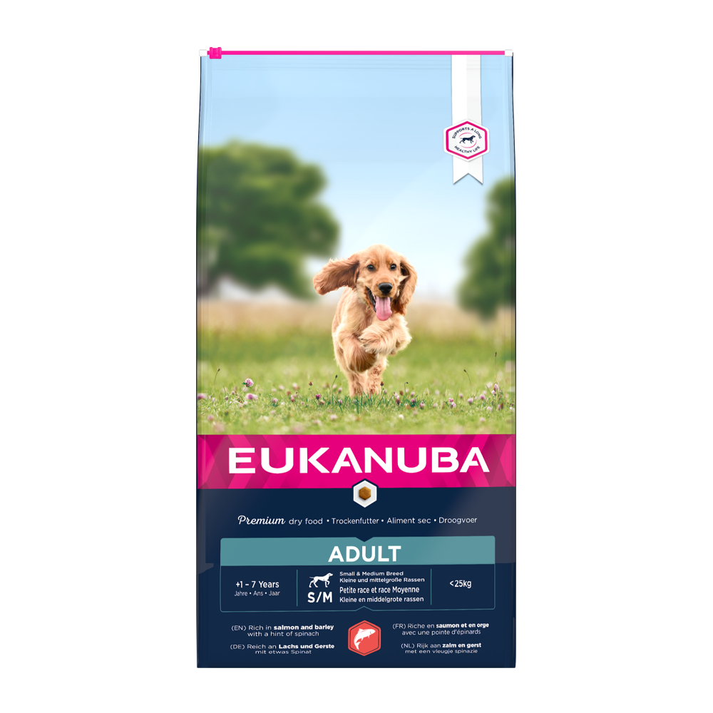 Euk Dog Ad Sm/med Lachs & Gerste – 12 kg