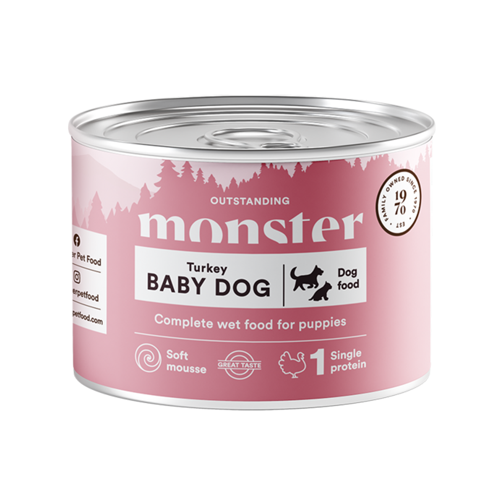 Monster Dog Baby Mousse Burk – 190 g