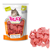 Truly Mini Hearts Huhn und Fisch – 50 g