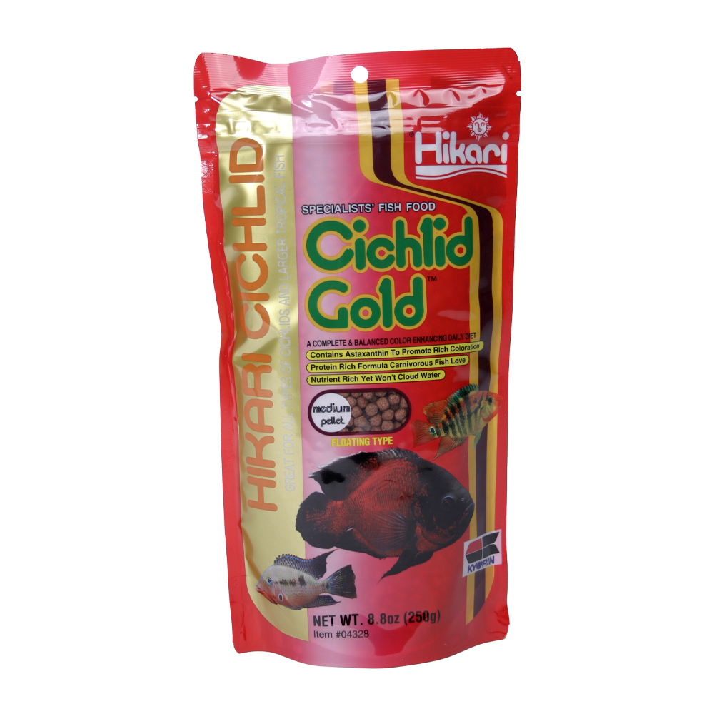 Hikari Ciklid Gold Färg Medium - 250 G | Endast 139 kr! - Zoogiganten