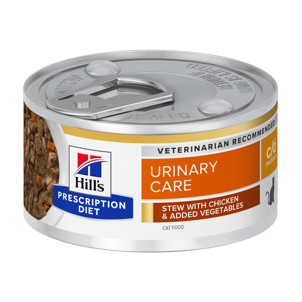 Prescription Diet Feline C/D Multicare Stew Chicken&vegetables – 24x82 G