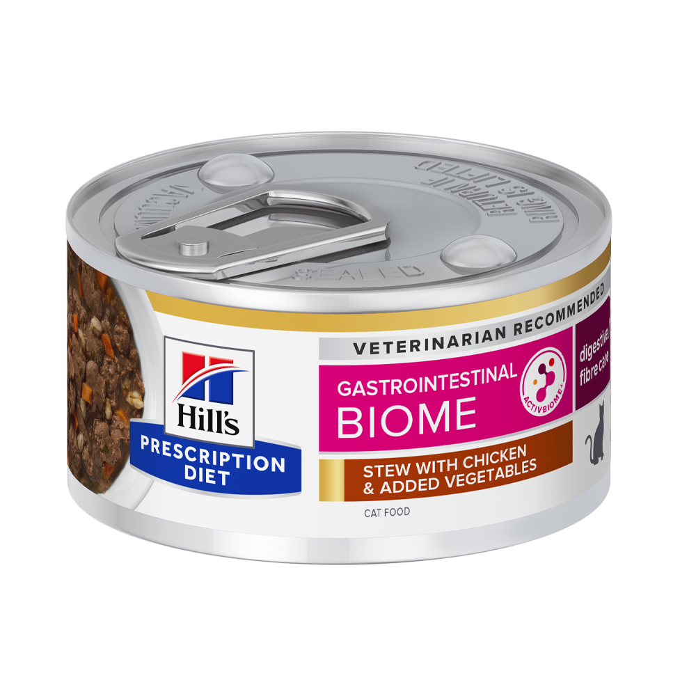 Prescription Diet Feline Gi Biome Eintopf Huhn & Gemüse – 24 x 82 g