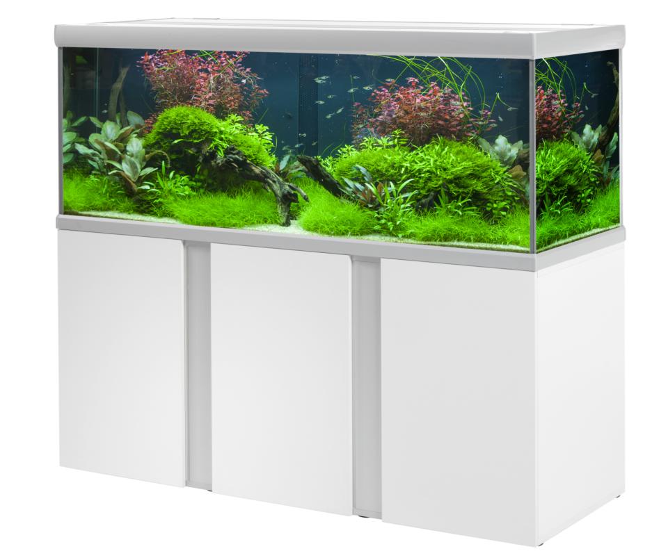Fusion Aquarium / Silber Weiß – 160 x 60 x 64 cm, 576 l