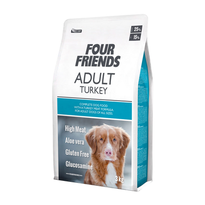 Fourfriends Dog Adult Kalkon | Endast 349 kr! - Zoogiganten