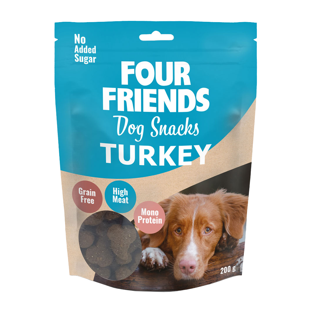 FourFriends Hundesnacks Truthahn – 200 g