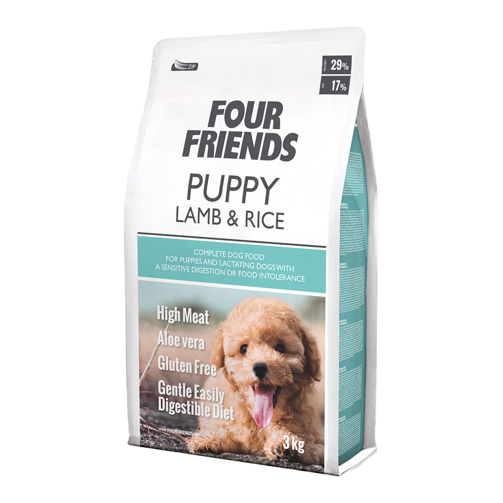 Fourfriends Dog Puppt Lamm & Ris | Endast 399 kr! - Zoogiganten