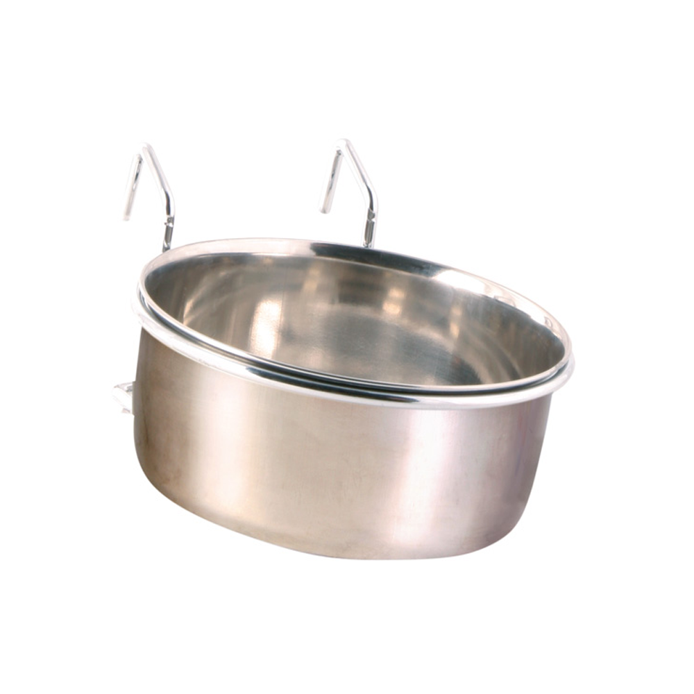 Foderkopp Rostfri med hållare - 600 ML | Endast 89 kr! - Zoogiganten