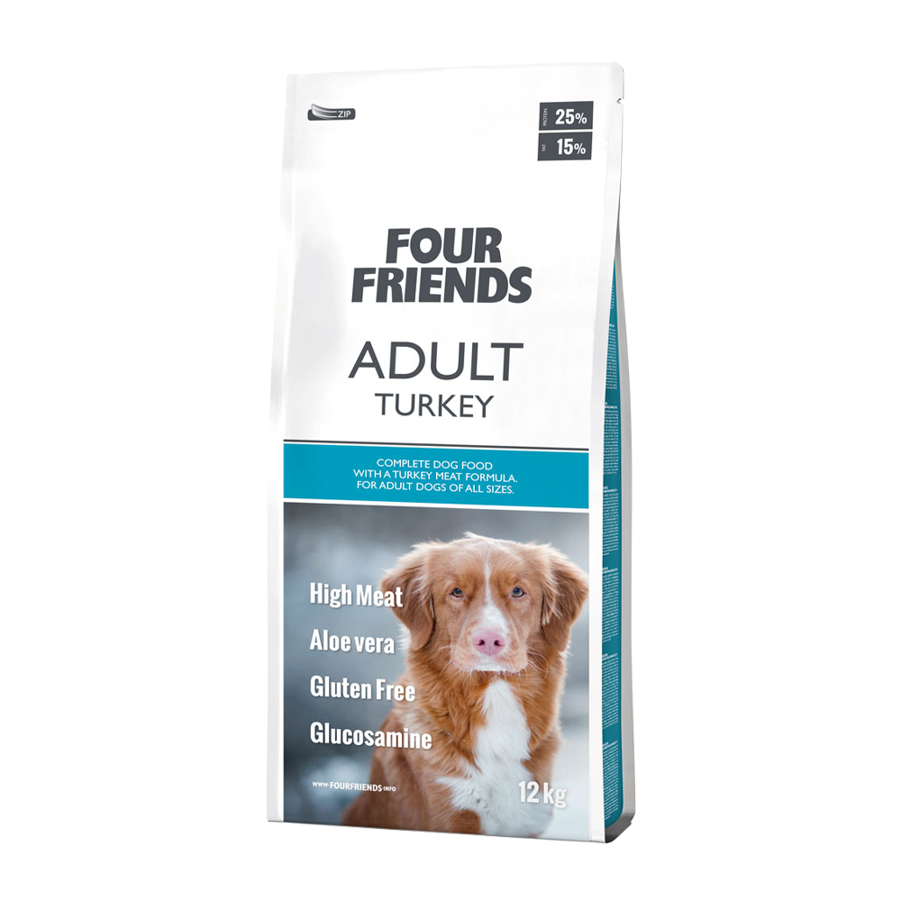 Fourfriends Dog Adult Kalkon | Endast 349 kr! - Zoogiganten