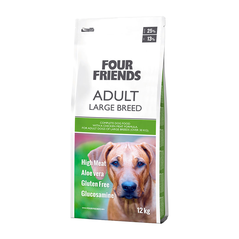 Fourfriends Dog Adult Large Breed - 12 KG | Endast 899 kr! - Zoogiganten