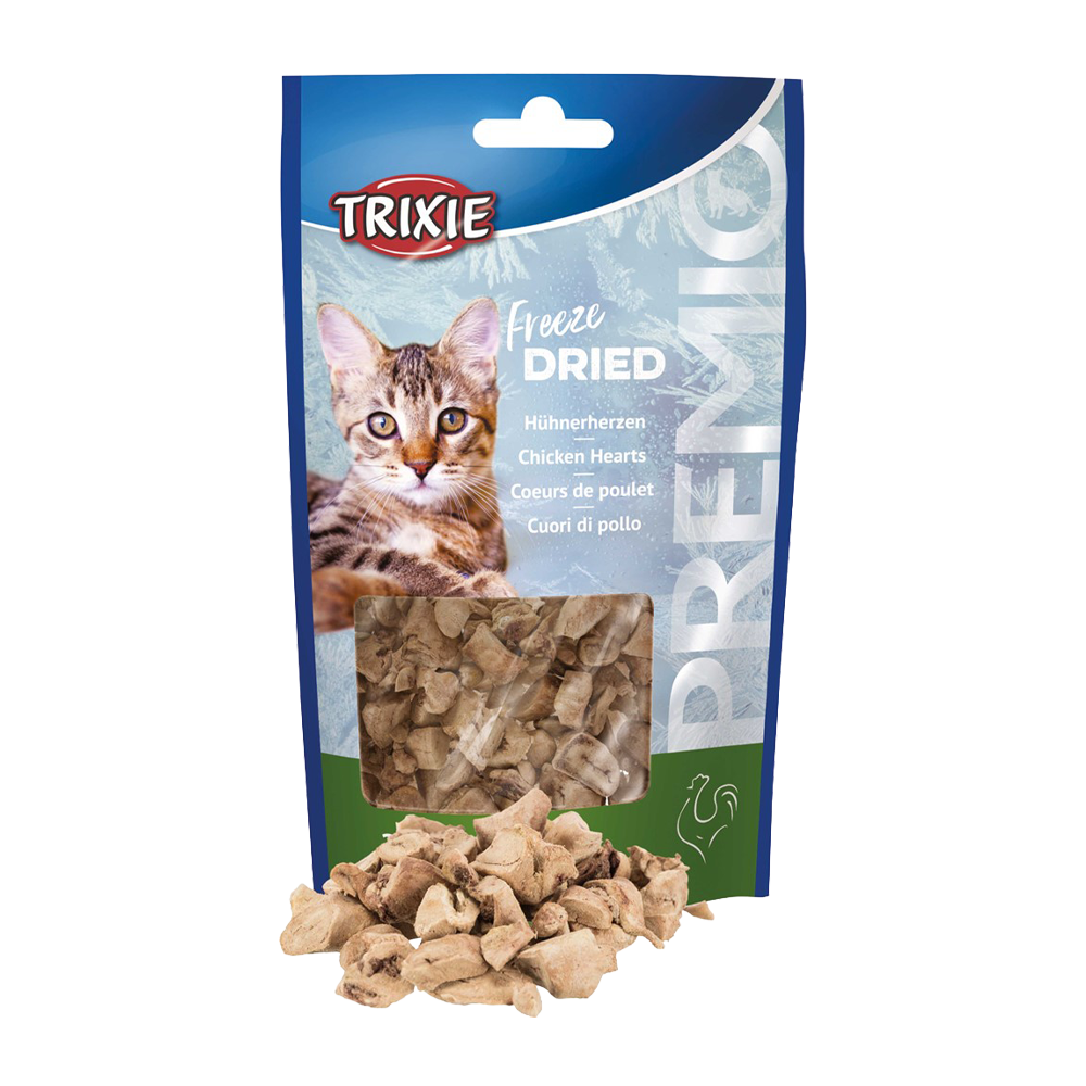 Premio Gefriergetrocknete Hühnerherzen – 25 g