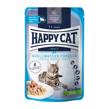 Happycat Nassfutter/Soße Forelle – 85 g