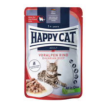 HappyCat Nassfutter/Soße, Rindfleisch, 85 g