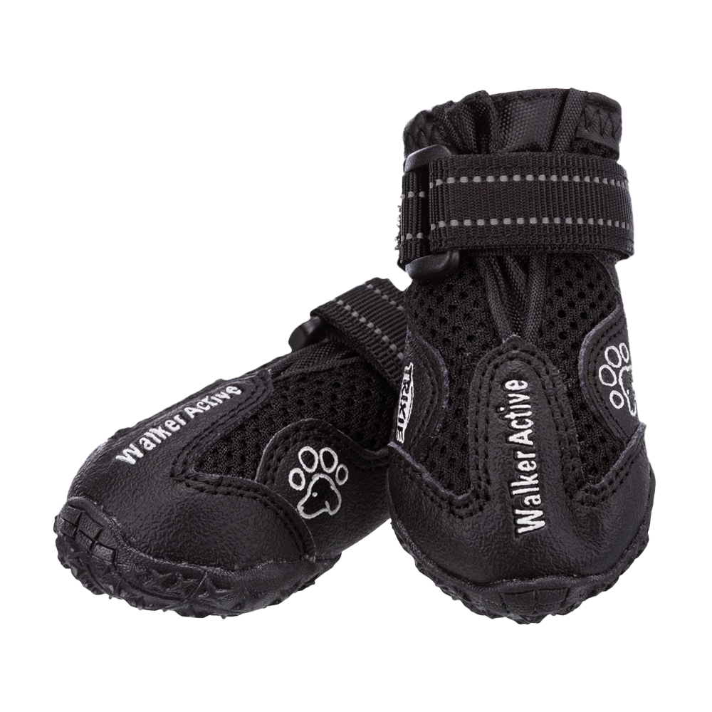Hundeschuhe Walker Active 2er-Pack Schwarz