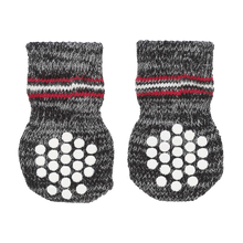 Hundesocken Non-Slip 2er-Pack Grau