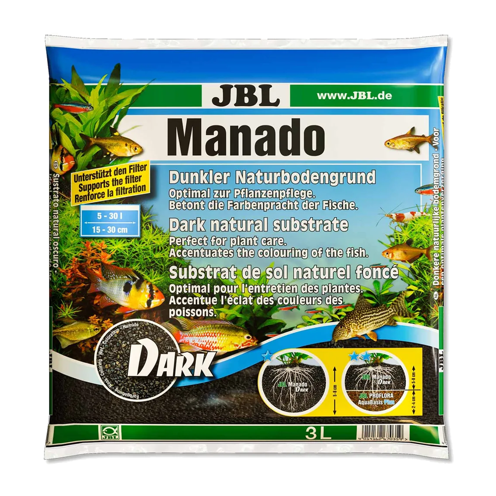 JBL Manado Dark Bottensubstrat - 3 L | Endast 179 kr! - Zoogiganten