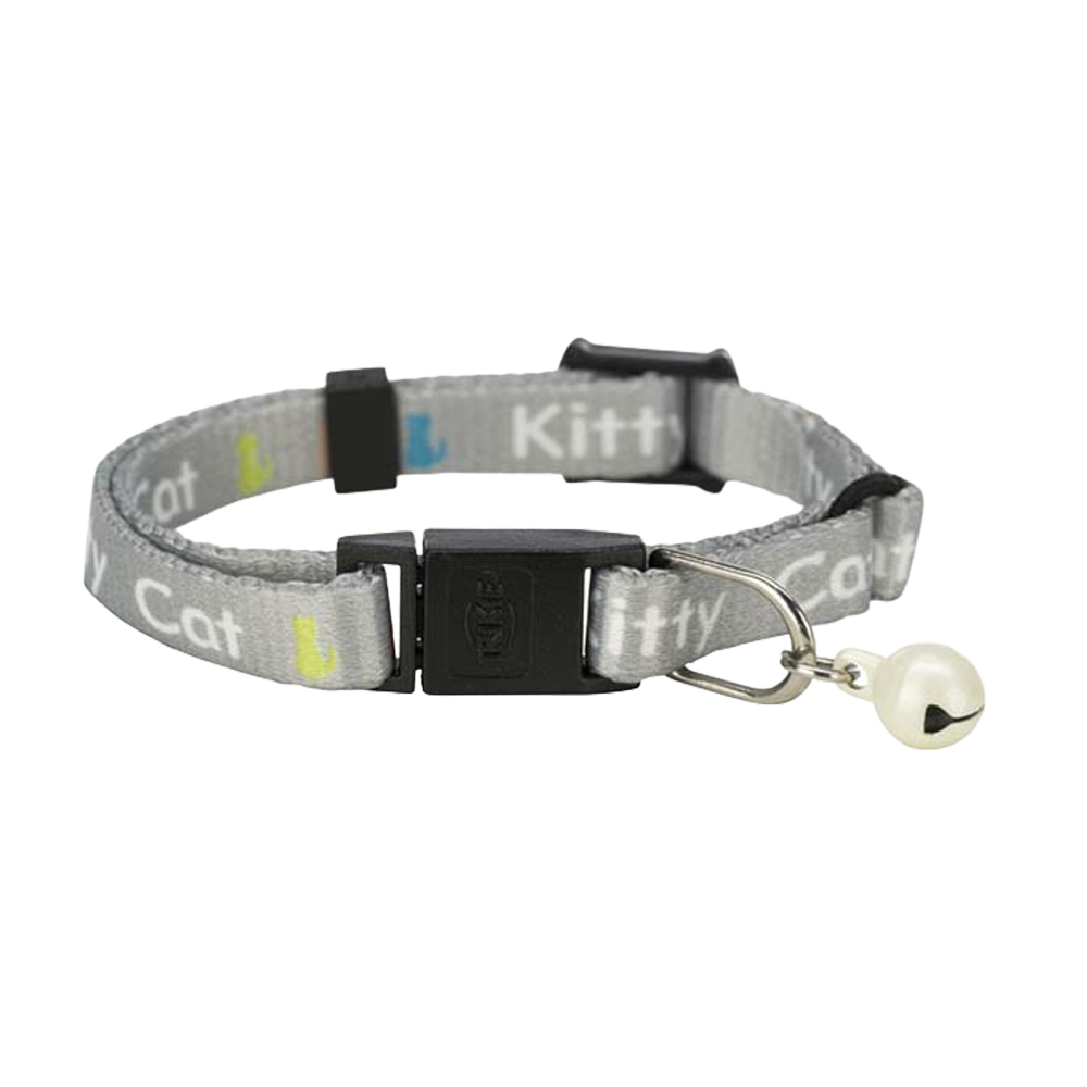 Junior Halsband Kitty Cat Schnellverschluss Glöckchen Gummiband Nylon Blau