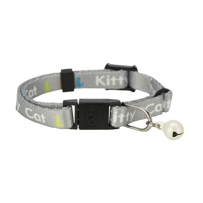 Junior Halsband Kitty Cat Schnellverschluss Glöckchen Gummiband Nylon Blau