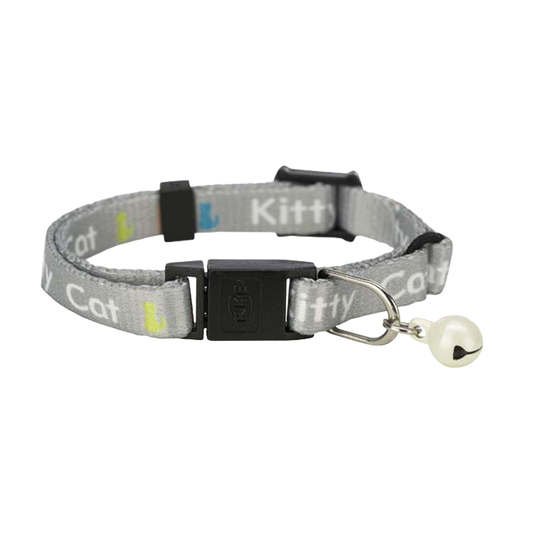Junior Halsband Kitty Cat Schnellverschluss Glöckchen Gummiband Nylon Blau