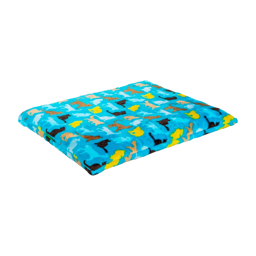 Juunik Matratze Blau/Katzen M – 70 x 45 cm