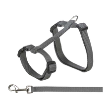 Katzenhalsband + Leine XXL 34–57 cm