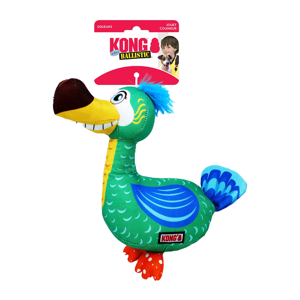 Kong Ballistic Vibes Birds Mix L – 25,5 x 11 x 32,5 cm