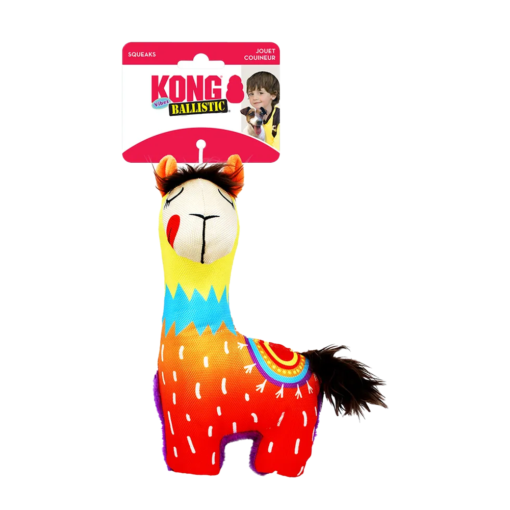 Kong Ballistic Vibez Lama Mix S/M – 23 x 20 x 11 cm