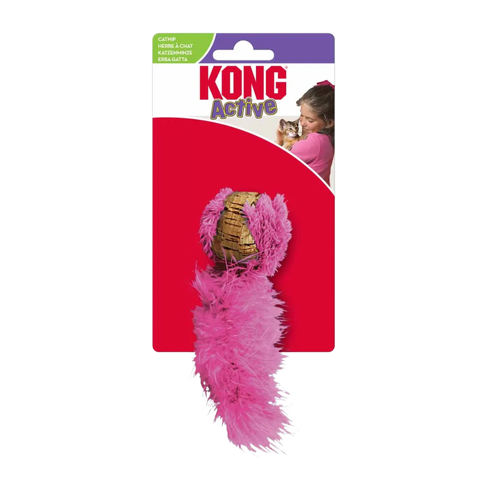 Kong Cat Active Cork Ball – 15 x 6 x 4 cm