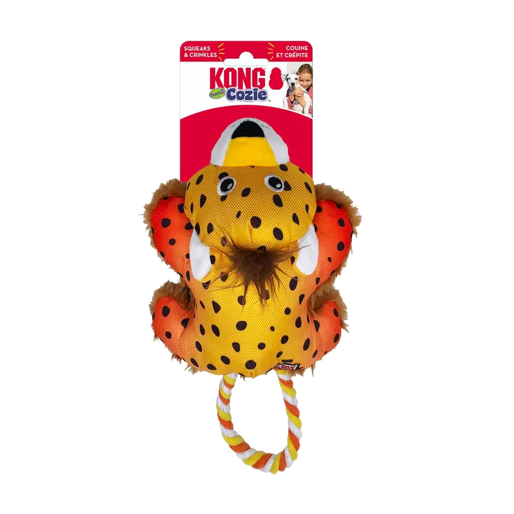 Kong Cozie Tuggz Cheetah S/M – 26 x 15 x 9,5 cm