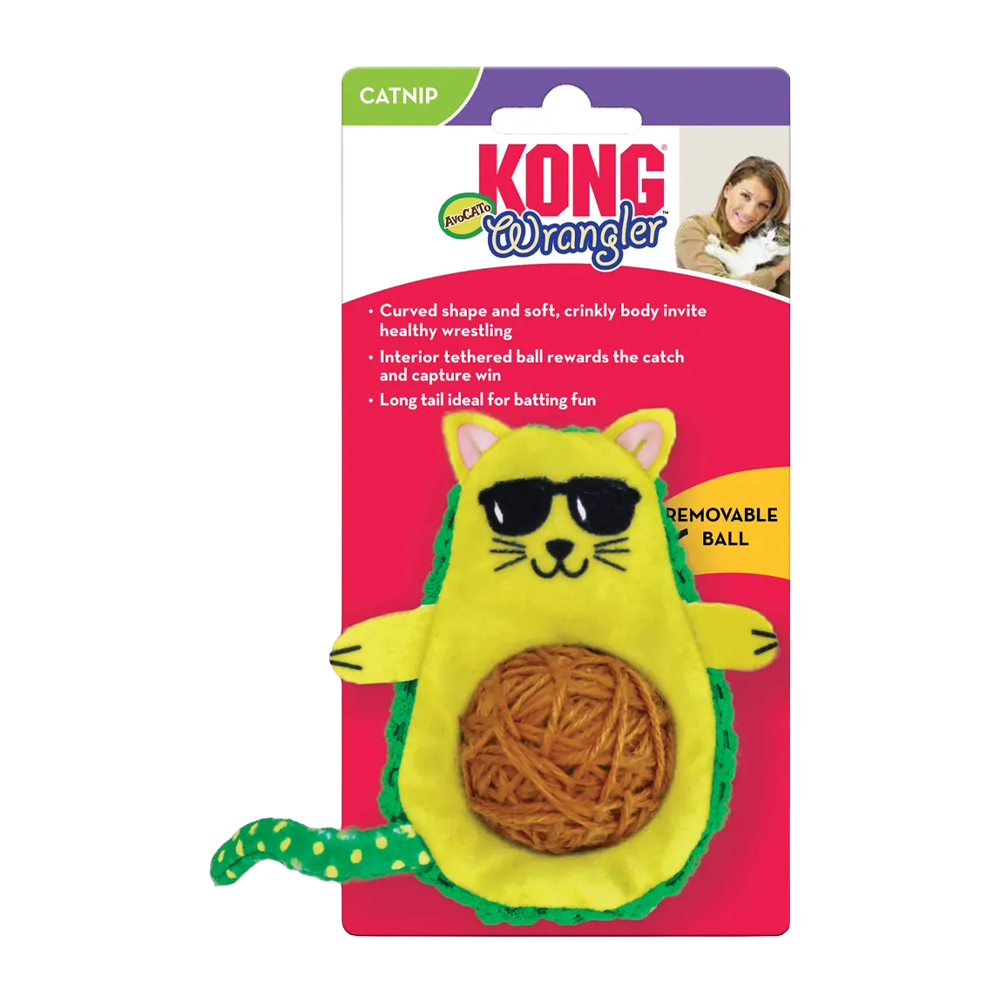 Kong Wrangler Avocato – 7,5 x 7,5 x 11,5 cm