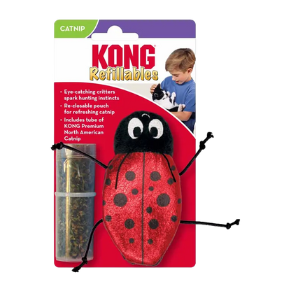 Kong Refillable Ladybug – 10 x 6,5 x 2 cm