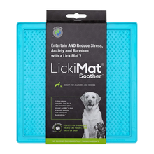 Hundeschüssel Lickimat Soother Hellblau – 20 x 20 cm