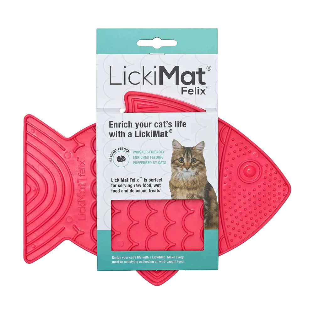 LickiMat Cat Felix Rosa - 22X15 CM | Endast 119 kr! - Zoogiganten