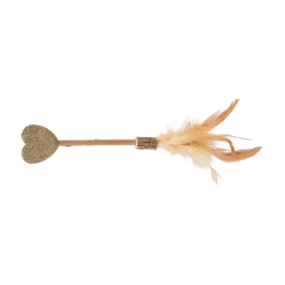 Matatabi-Stick mit Catnip-Herz – 23 cm