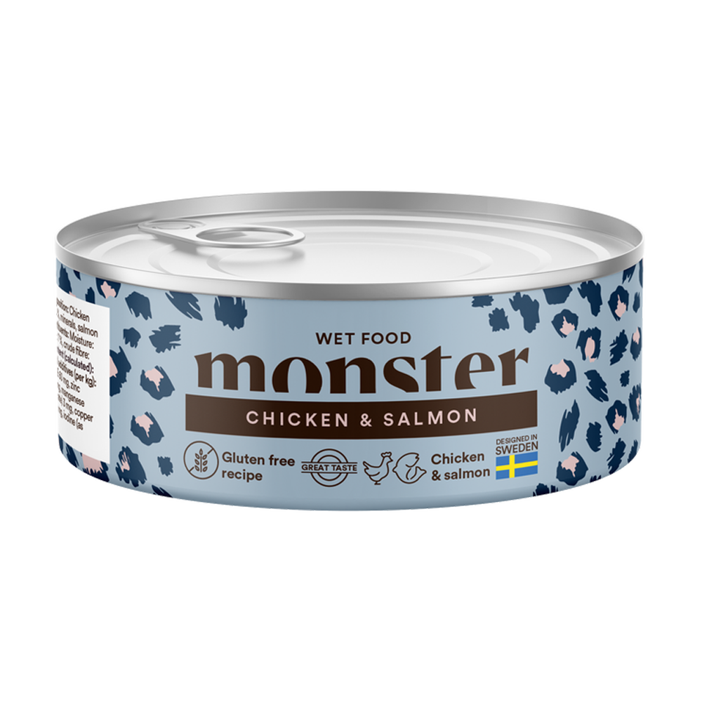 Monster Cat Ad Multi Huhn/Lachs Dose 100 g (12/Frp)