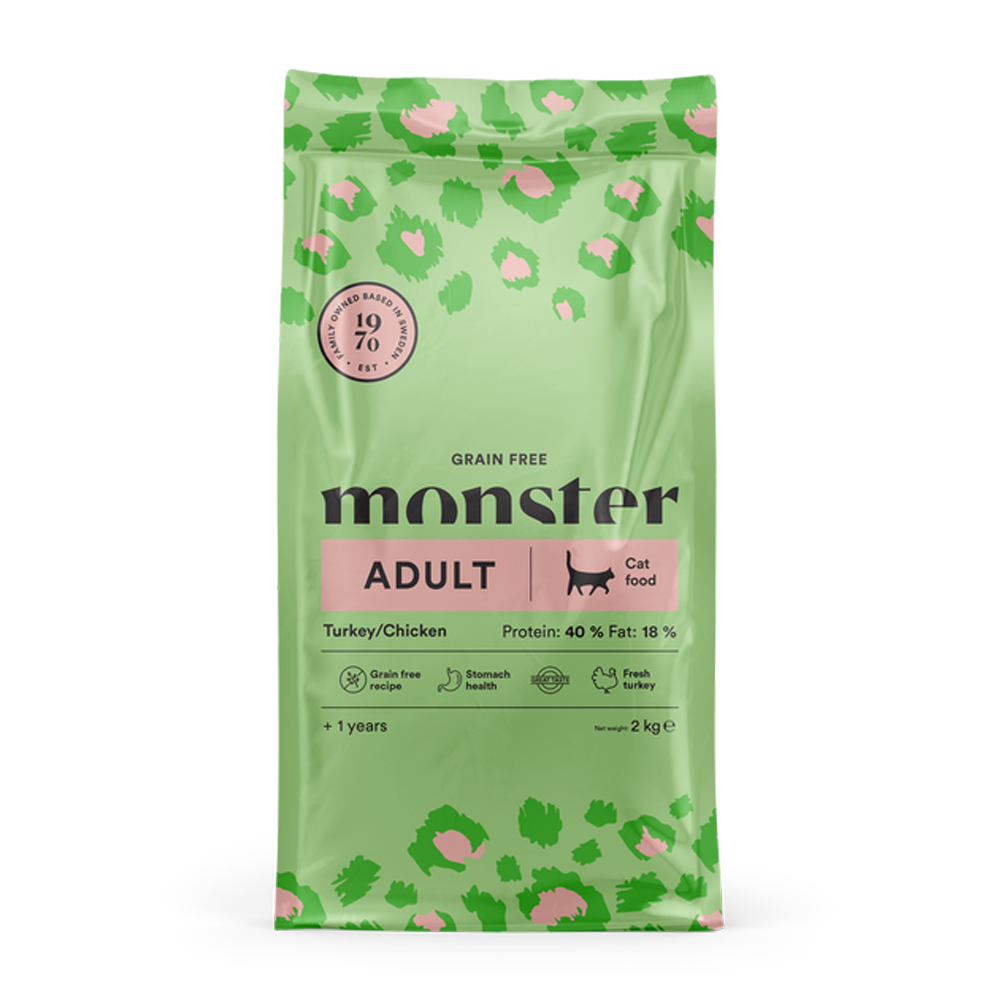 Monster Cat GF Adult Truthahn/Huhn 2 kg