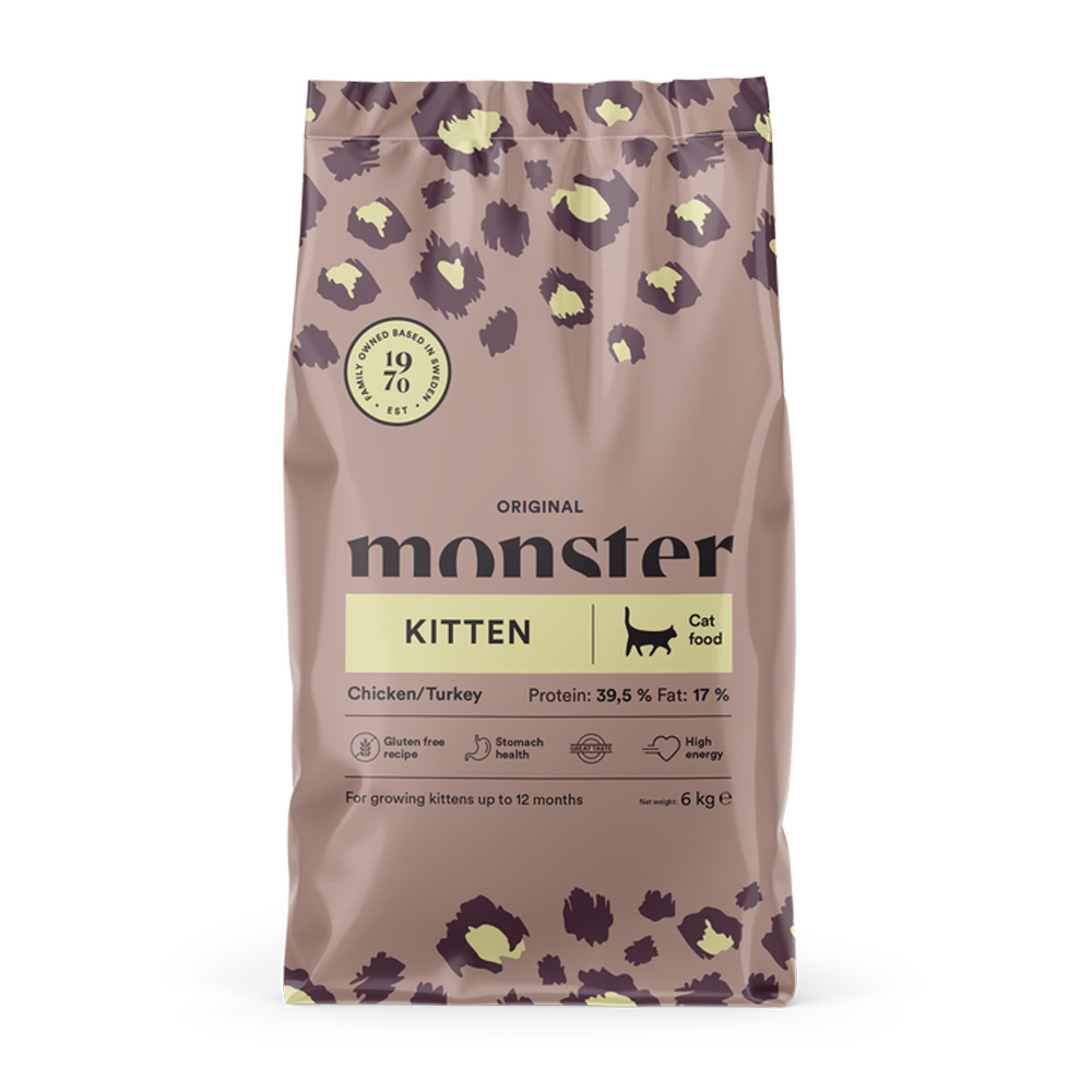 Monster Cat Orig. Kitten Huhn/Truthahn – 2 kg