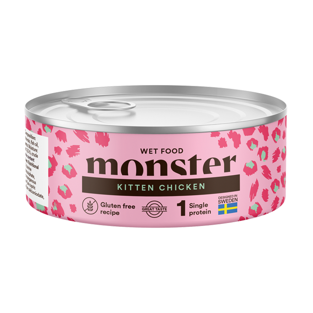 Monster Cat Kitten Chicken Dose 100 g (12/Frp)
