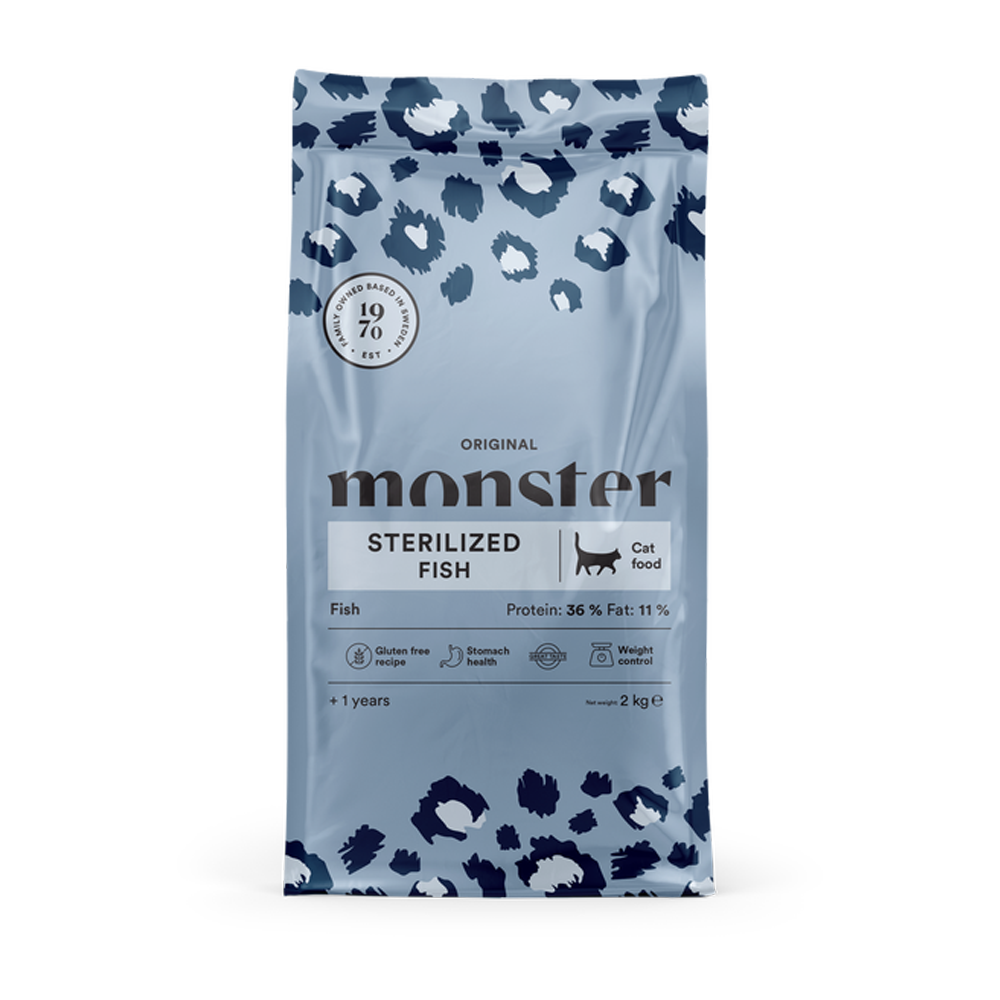 Monster Cat Orig. Sterilized Fish 2 kg