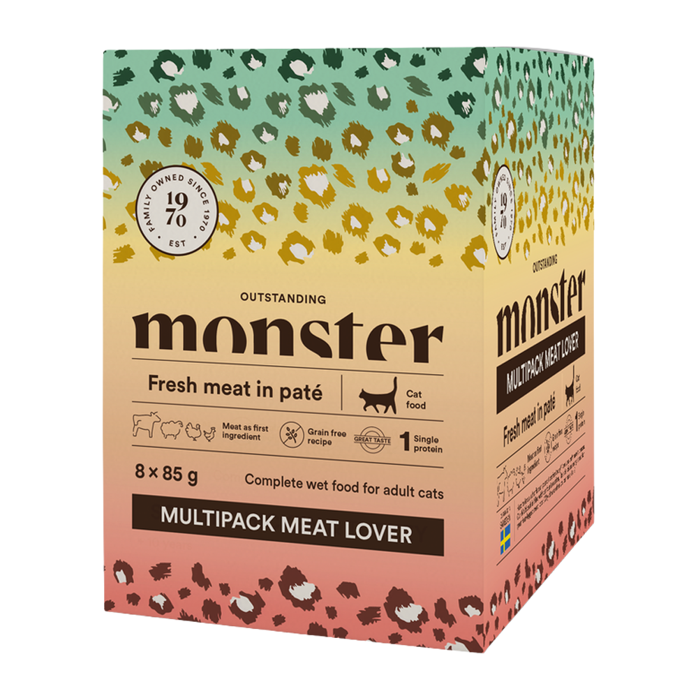 Monster Cat Pouches Multipack Meat Lover 85 g (8er-Pack)