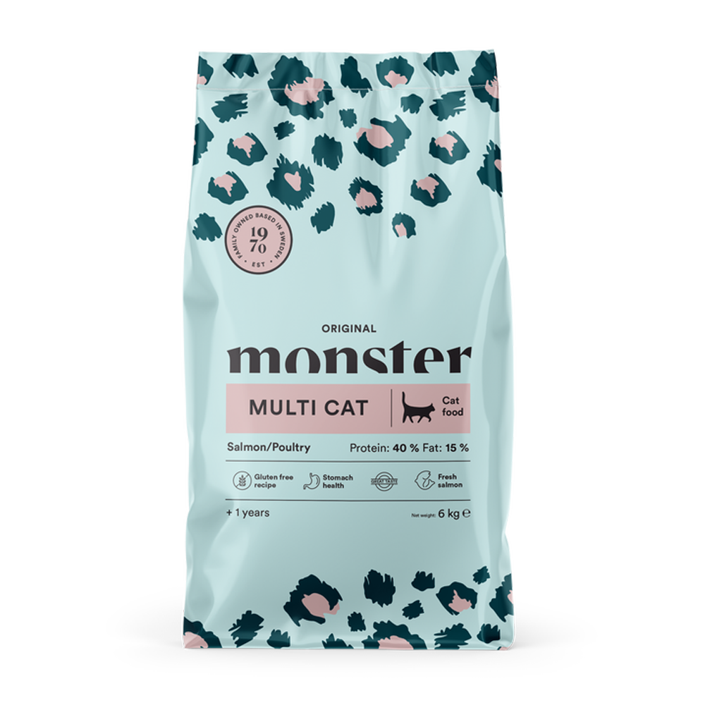 Monster Cat Orig. Multicat Lachs/Geflügel – 2 kg
