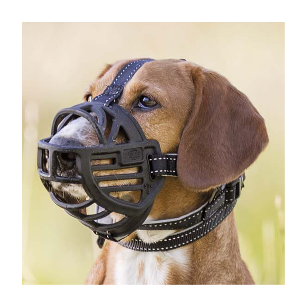 Maulkorb Muzzle Flex Silikon Schwarz