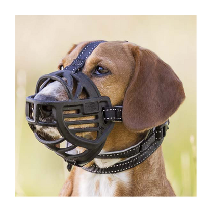 Maulkorb Muzzle Flex Silikon Schwarz