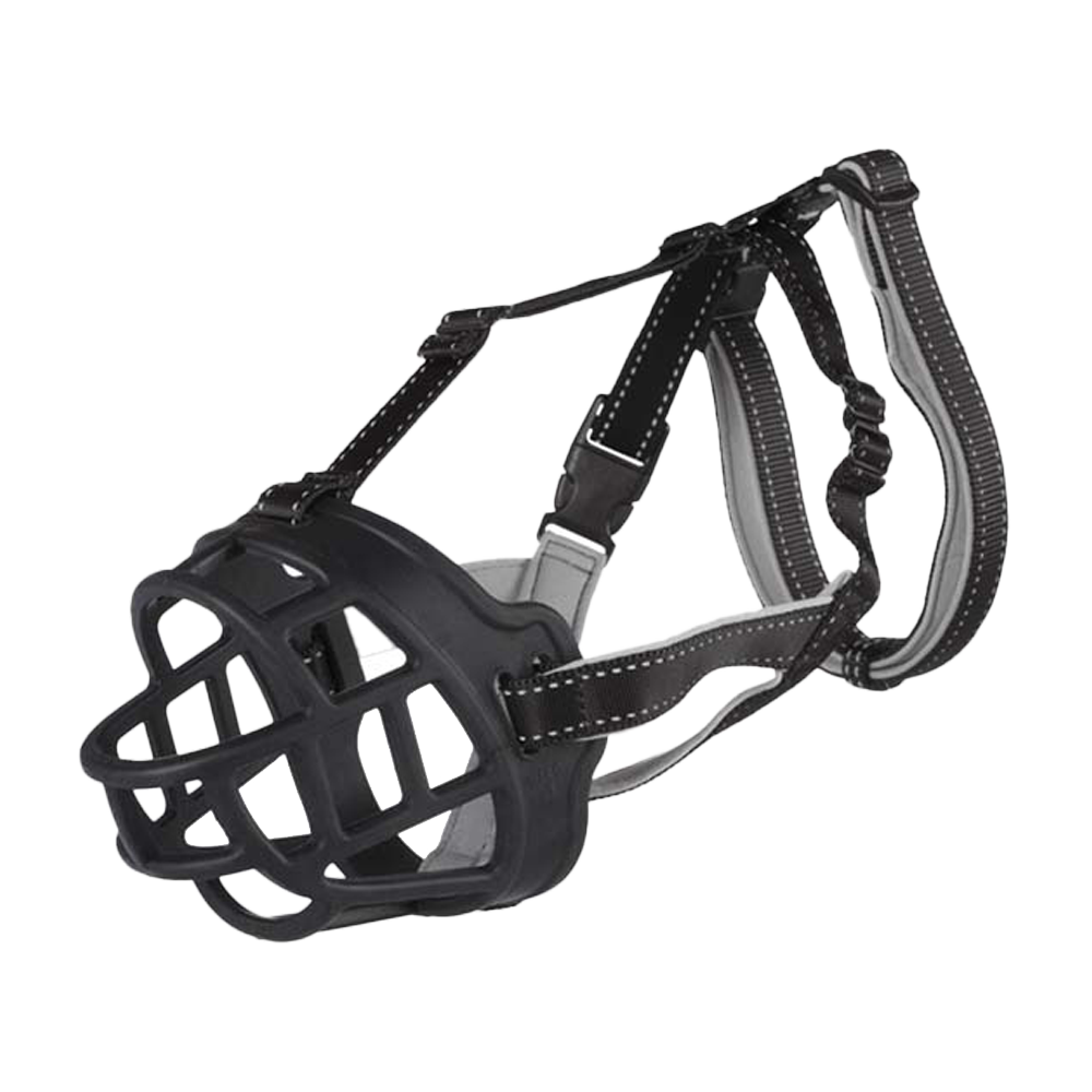 Maulkorb Muzzle Flex Silikon Schwarz