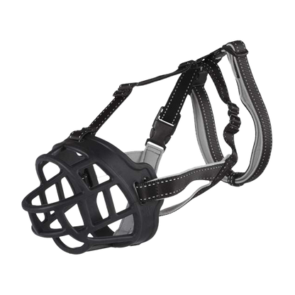 Maulkorb Muzzle Flex Silikon Schwarz