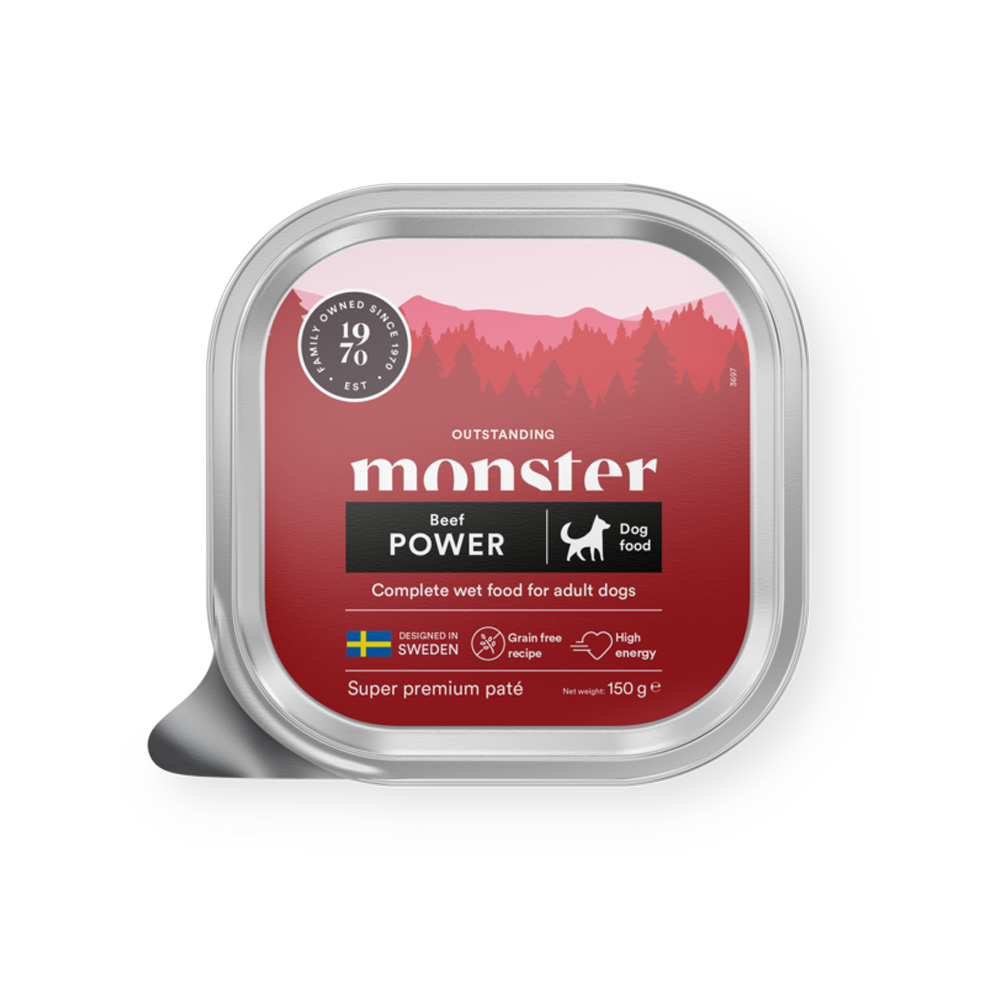 Monster Dog Power Chicken Paté Tray – 150 g