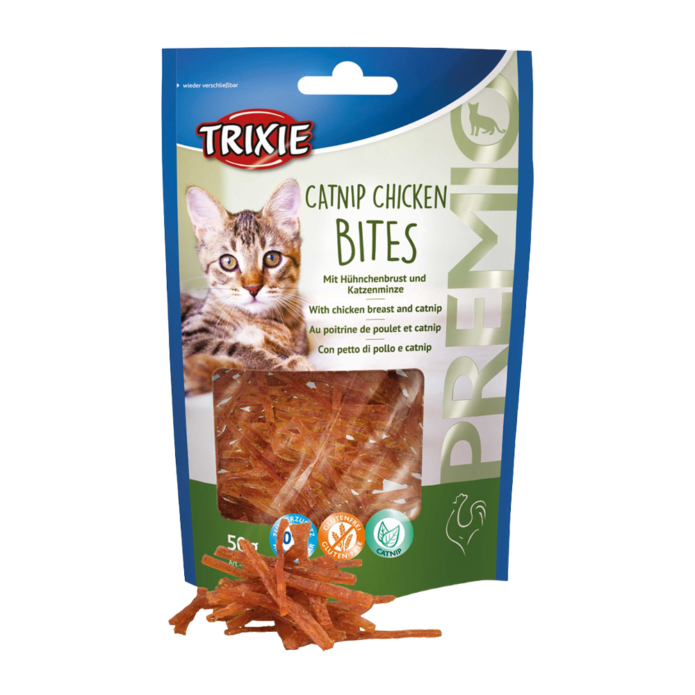 Premio Catnip Chicken Bites – 50 g