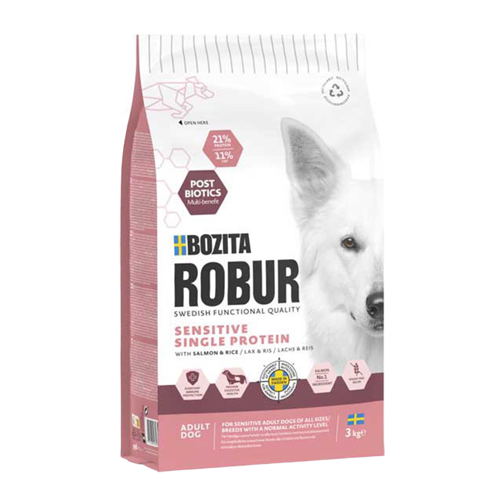 Bozita Robur Adult Sensitive SP Lachs & Reis