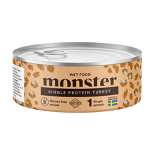 Monster Cat Adult Single Turkey Dose 100 g (12/Frp)